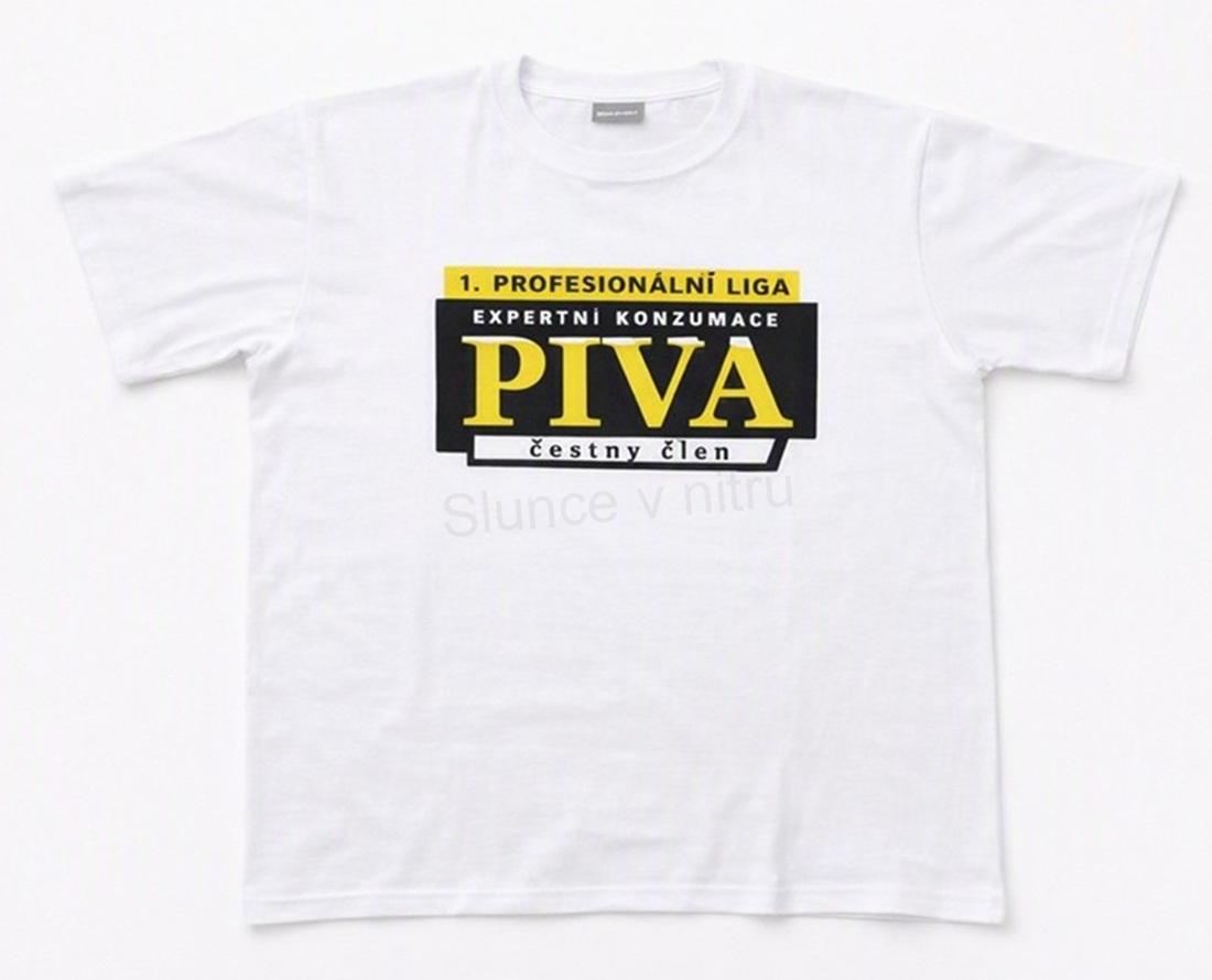 Triko – profesionální liga expertní konzumace piva – velikost M/L (odpovídá spíše XL) / EU 44–46 (K108)