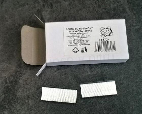 Sponky,spony, drátky do sešívačky 24/6 - 1000 ks (E421)