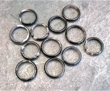 Minerální prsten Achát multi velikost 53 (X587)