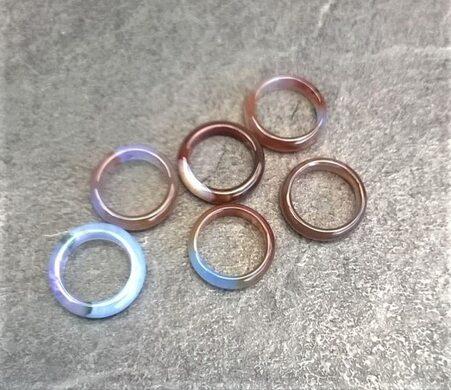 Minerální prsten Achát multi velikost 55 (X591)