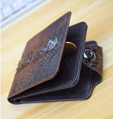 Kožená peněženka krokodýlí vzor (J30)