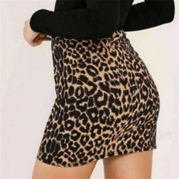 Dámská sexy minisukně s leopardím vzorem – L (K119)
