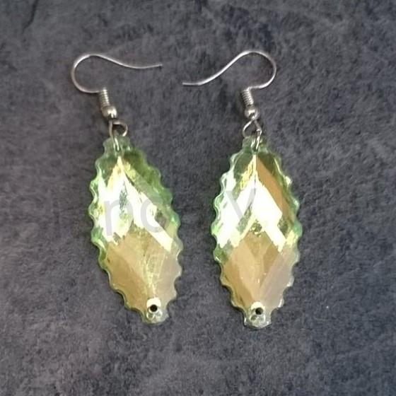 Visací náušnice lístky (BB543)