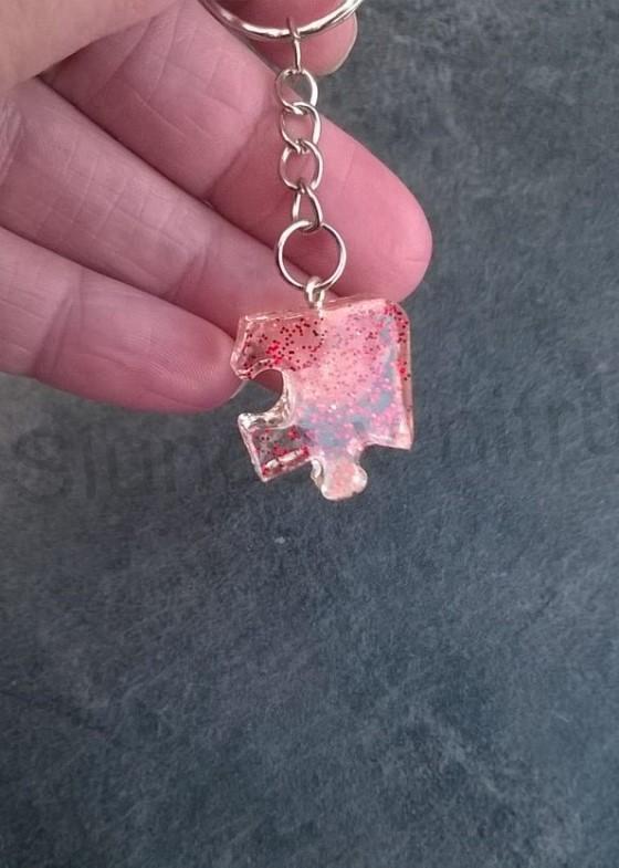 Orgonitová klíčenka puzzle (PP124)