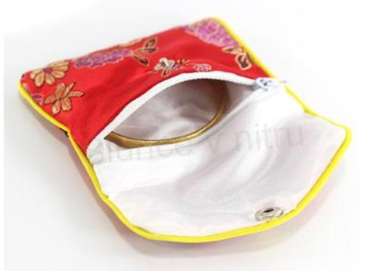 Dárková luxusní Hedvábná taštička, peněženka (AE1)