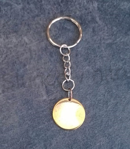 Přívěsek na klíče - mince s Českým lvem (H214)