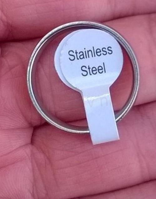 Nematný nerezový hladký prsten velikost 57 (BP363)