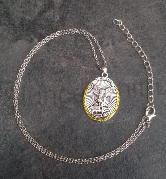 Náhrdelník s přívěškem Anděla, archanděla Michaela (BD456)