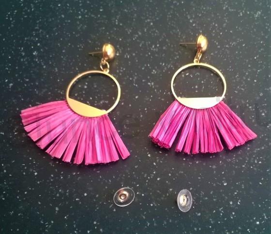 Puzetové dlouhé náušnice originální (BB608)