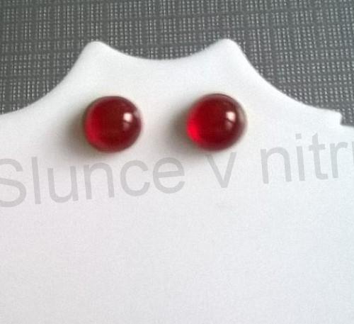 Puzetové náušnice karneolové (X837)