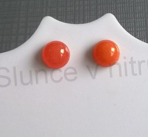 Puzetové náušnice jadeitové (X846)