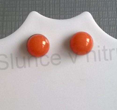 Puzetové náušnice jadeitové (X847)