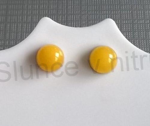 Puzetové náušnice jadeitové (X848)