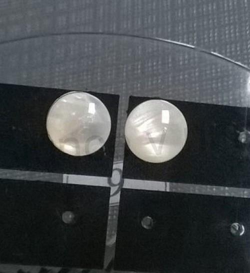 Puzetové náušnice syntetický opál (BB625)