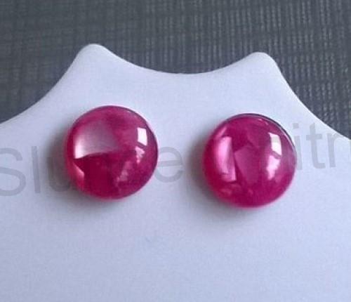 Puzetové náušnice syntetický opál (BB628)