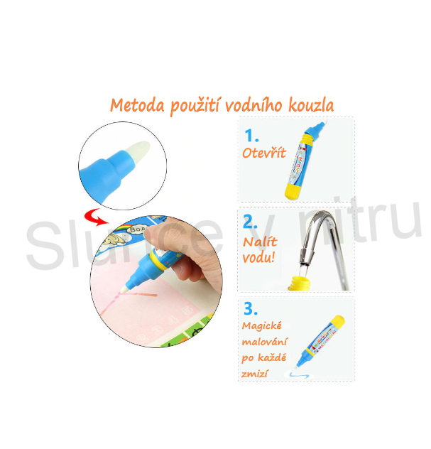 Magické vodní pero- Modré (E37)