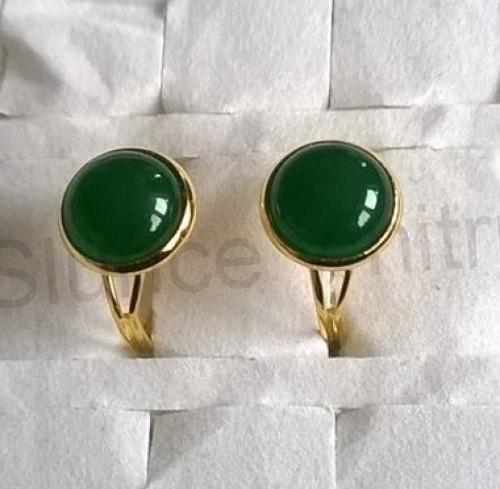 Nastavitelný minerální prsten jadeit (X910)