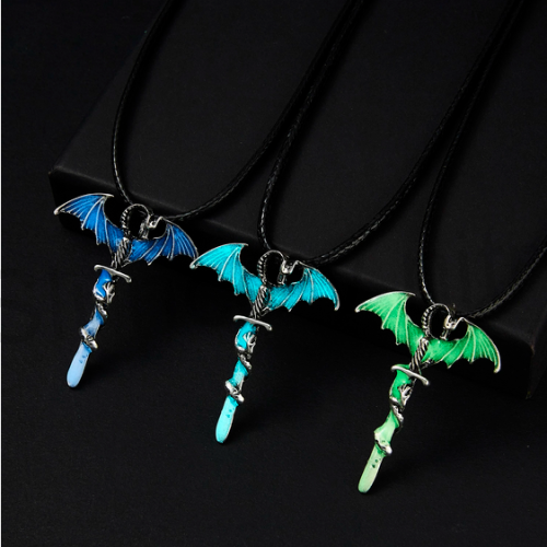 Náhrdelník přívěšek meč s drakem - Hra o trůny (BD500)