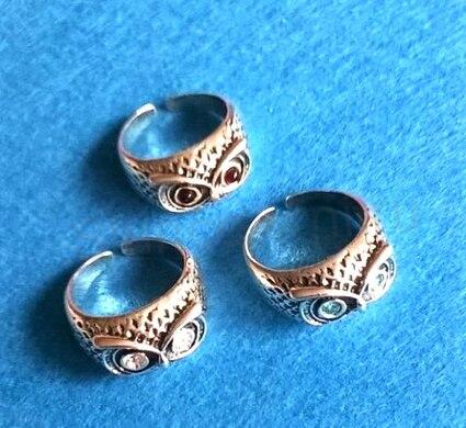 Nastavitelný prsten Sova více barev (BP373)