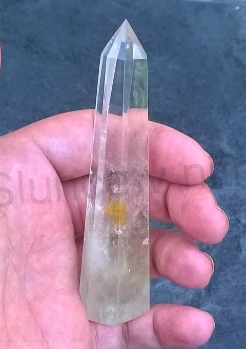 Křišťálová broušená špice s duhami 71,8 g (Brazílie) (X951)