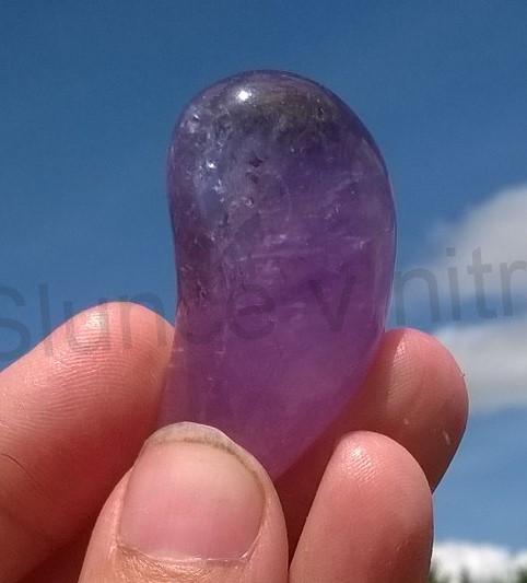 Ametrín tromlovaný s duhami 28,7 g (Bolívie) (X1084)