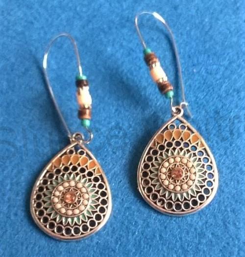 Dlouhé etnické náušnice Bohemia (BB650)