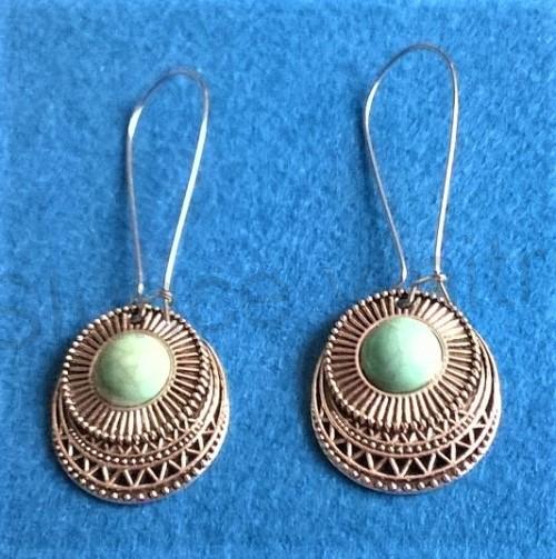 Dlouhé etnické náušnice Bohemia (BB652)