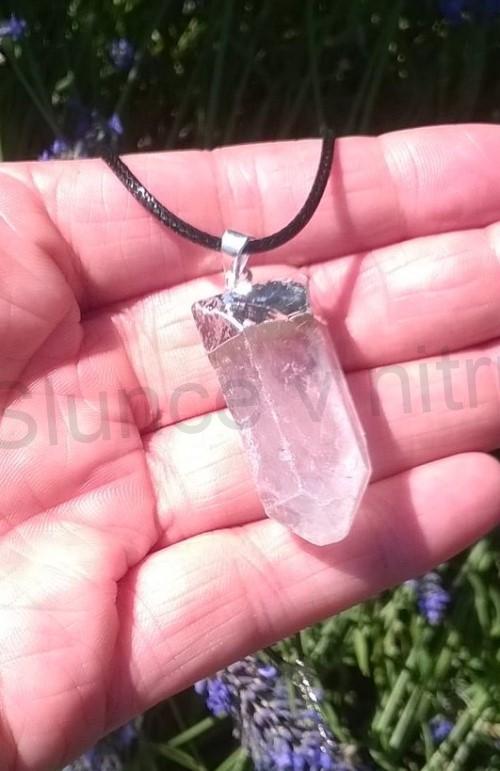 Náhrdelník Křišťál špice (Brazílie) (X1161)