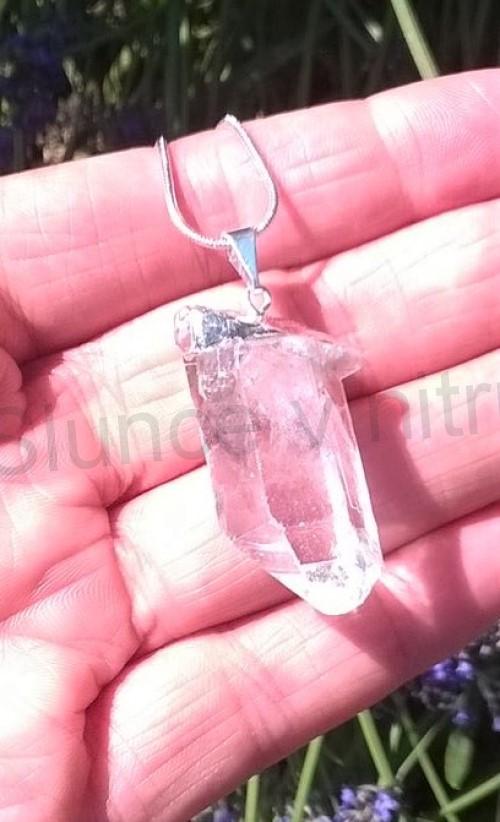 Náhrdelník Křišťál špice (Brazílie) (X1164)