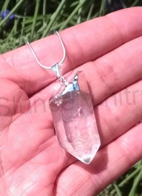 Náhrdelník Křišťál špice (Brazílie) (X1166)