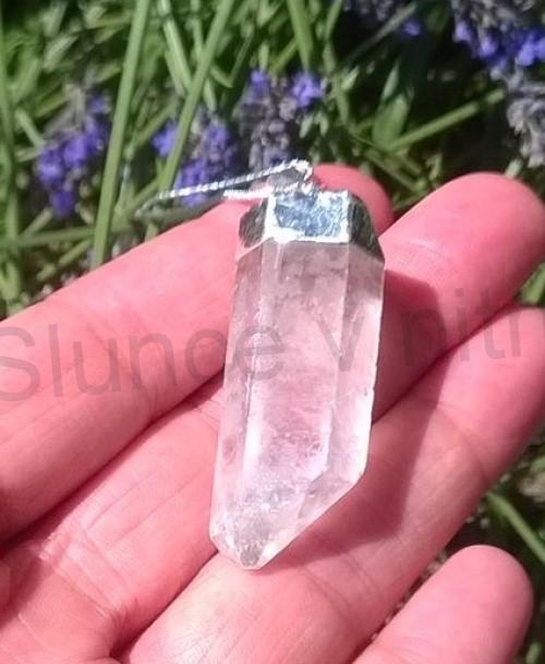 Náhrdelník Křišťál špice (Brazílie) (X1168)