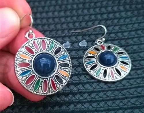 Dlouhé etnické náušnice Bohemia (BB666)