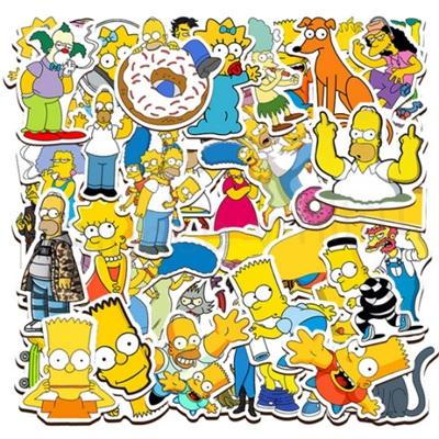 Simpsonovi samolepky mix 5 kusů (E590)