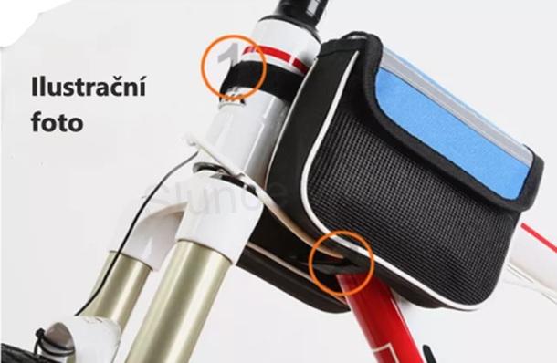 Cyklobrašna na rám kola - červená (L39)