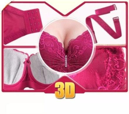 Dámská Krajková podprsenka pro větší poprsí červená 95C (K168)