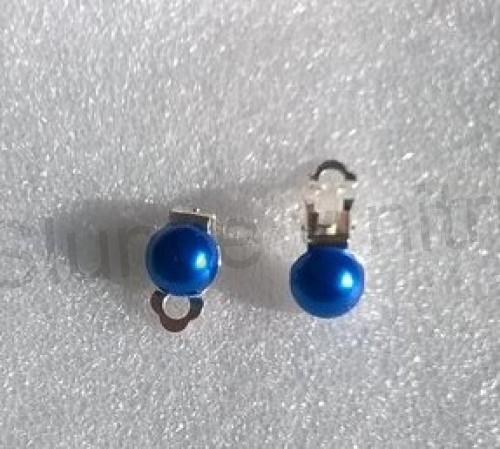 Náušnice klipsy s perleťovou perlou (BB696)