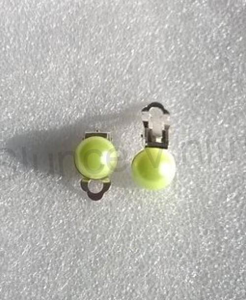 Náušnice klipsy s perleťovou perlou (BB701)