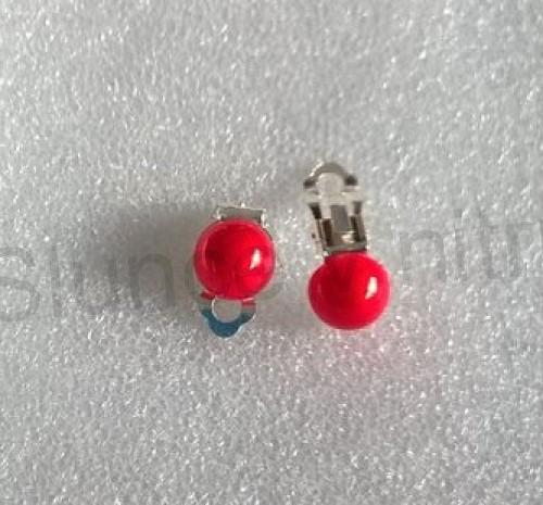 Náušnice klipsy s perleťovou perlou (BB704)