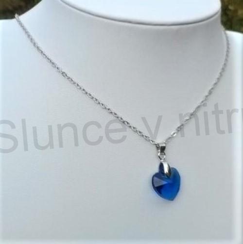 Souprava šperků se Swarovski element srdce, srdíčko (BS105)