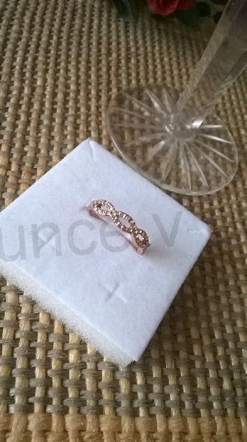 Pozlacený prstýnek Swarovski elements (BP49)