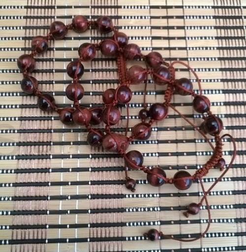 Minerální náramek byčí oko shamballa (X1256)