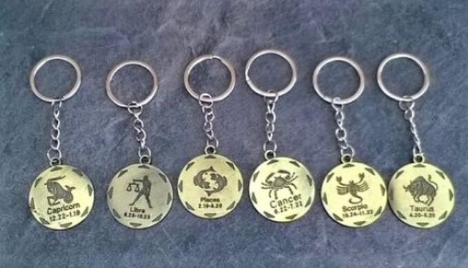 Klíčenka, přívěšek na klíče znamení zvěrokruhů lev (H387)