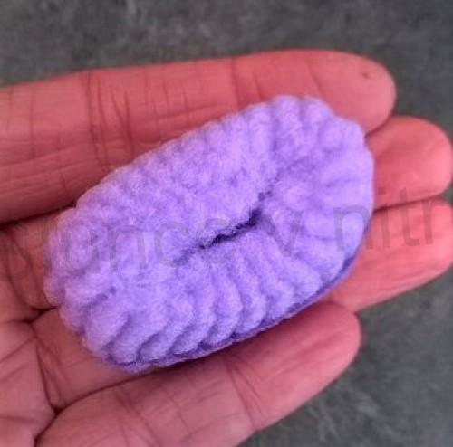 Gumičky do vlasů velké růžové (H389)