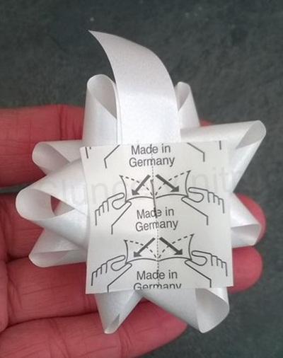 Dárková stužka, rozeta 7 cm Zelená (E673)