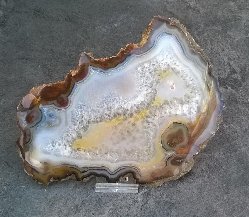 Achát plátek výběr 319 g - (Brazílie) (X1304)