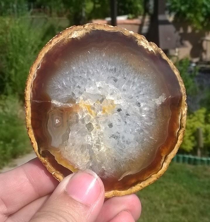 Achát plátek výběrový 56g - (Brazílie) (X1312)