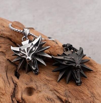 Náhrdelník Geralta s přívěskem Zaklínač - The Witcher Wild (BD614)