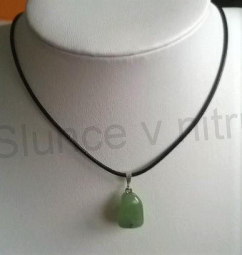 Náhrdelník přívěšek s aventurínem (X1371)