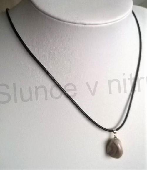 Náhrdelník přívěšek s achátem (X1377)