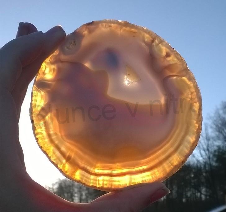 Achát plátek výběr 132g - (Brazílie) (X1398)